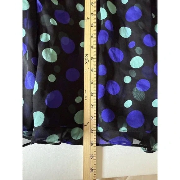 Diane Von Furstenberg Womens Scoopneck Polka Dot Babydol Dress Multicolor Size 6